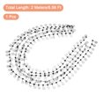 thumbnail image 3 of Unique Bargains Rhinestone Chain with Tassel, 6.56 Ft Diamond Tassel Chain Fringe Sequin Beaded Trim Bulk (White Silver, Black), 3 of 6