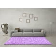 thumbnail image 3 of Ahgly Company Indoor Rectangle Abstract Purple Contemporary Area Rugs, 4' x 6', 3 of 4