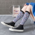 thumbnail image 3 of Lsque winter Dachshund Printed Crew Socks Men's Women's LightWeight Thin Casual Calf Socks ,Knee High Socks,Cotton Socks, 3 of 9