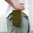 thumbnail image 5 of Yucurem Outdoor Small Waist Bag Pack, EDC Utility Pouch Bag, Waist Bag with Cellphone Holster (Green), 5 of 7