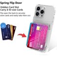 thumbnail image 2 of Wallet Case for iPhone 13 Pro Max with 3 Credit Card Holder Slot Shockproof Hybrid Heavy Duty Protection Clear Phone Cover Compatible with iPhone 13 Pro Max 6.7 Inch, 2 of 6