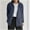 Navy, variant on FAHXNVB Linen Blazer for Women Long Sleeve Lightweight Spring Summer Blazer Jackets with Pockets Solid Color Cardigan Jacket