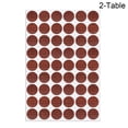 thumbnail image 2 of Uxcell Dustproof Self-adhesive Screw Hole Stickers Covers Caps Red Walnut 2Pcs, 2 of 4