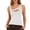 Beige#25, variant on HAJWOH Womens Summer Cutout Tank Tops Sleeveless Shirts Ribbed Tanks Slim Fitted Y2K Basic Tee Shirt
