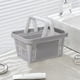 thumbnail image 5 of Cesta con Manija Cestas de Compras de Plástico de 5.7 L con Manijas Cestas de Tienda Cestas Al Por Menor para Suministros de Comestibles de Mercado Almacenamiento de Conveniencia de Ahorro Cesta de Al, 5 of 6