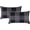 Noir & Gris, variante sur Ensemble de 2 Housses de Coussin à Carreaux Buffalo Style Ferme, Taie de Coussin en Polyester et Lin, Bleu Marine Noir Gris, 12 x 20 Pouces, Douillettes et Stylées, Déco Maison, Rehaussez Votre Salon Ou Chambre