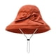 thumbnail image 2 of Sombrero Para El Sol De Verano Sombrilla Para Exteriores Protección Solar Sombrero Para El Sol De Ala Ancha Sombrero De Pescador Con Lazo Noticed AP006786-02, 2 of 6