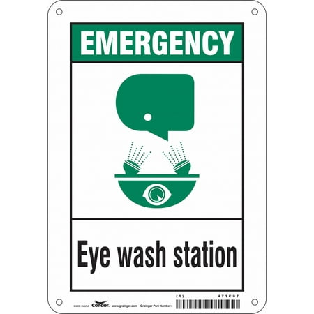 

Condor Safety Sign 10 in x 7 in Polyethylene 471C07 471C07 ZO-G5501303