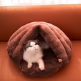 thumbnail image 2 of AZXY Covered Dog Beds,Dog Beds for Small Dogs,Washable Dog Bed Medium,Cute Warm Small Cat Bed,Chew Proof Cotton Funny Fuzzy Pet Beds for Cats Clearance, 2 of 6