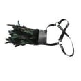 thumbnail image 2 of Gothic Feather Harness Shoulder PU Leather Belt for Men Knight Costume Single Shoulder, 2 of 8