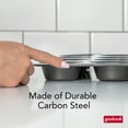 thumbnail image 4 of GoodCook PRO Nonstick Steel 12 Cup Muffin Pan Gray, 4 of 11