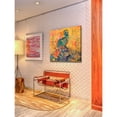 thumbnail image 5 of "Afrikarma Peacock" Painting Print on Wrapped Canvas, 5 of 5