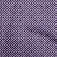 thumbnail image 1 of oneOone Rayon Purple Fabric Geometric Diy Clothing Quilting Fabric Print Fabric By Yard 56 Inch Wide, 1 of 4