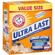 Arm & Hammer Ultra Last Baking Soda Coated Clumping Cat Litter 28 Lb. Box