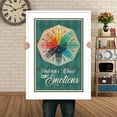 thumbnail image 4 of LOLUIS Wheel of Emotions Chart Poster, Vintage Mental Health Awareness Posters, Therapy Counseling Wall Art Home Office Decor DS4, 4 of 7