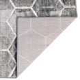 thumbnail image 5 of Unique Loom Matrix Trellis Collection Area Rug - Tile (2' 11" x 19' 8" Runner Grey/Ivory), 5 of 10