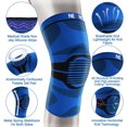thumbnail image 4 of Neenca 2 Pcs Knee Brace for Men Women, Compression Knee Sleeve with Patella Gel Pad & Side Stabilizers, Knee Support Bandage for Pain Relief, 4 of 7