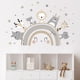 thumbnail image 3 of Un conjunto de pegatinas de pared de arcoíris, animales, estrellas, pegatinas de pared, Colorf, 3 of 5