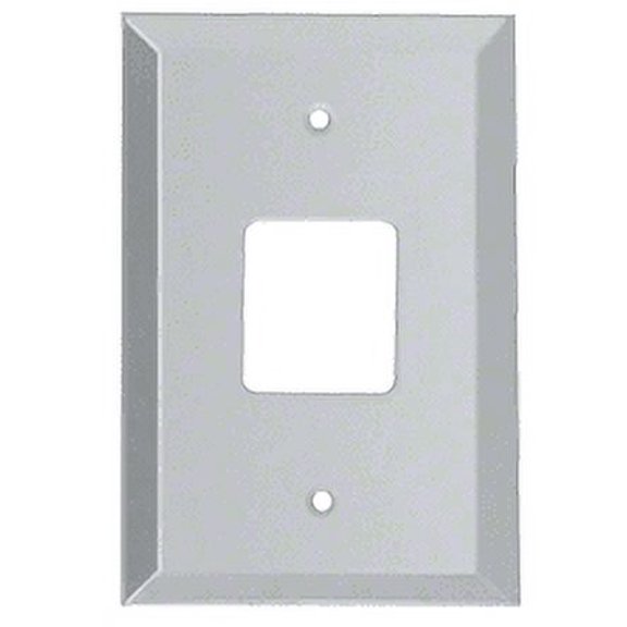 CRL GMP112C Clear Telephone 1-1/4" Square Hole Glass Mirror Plate