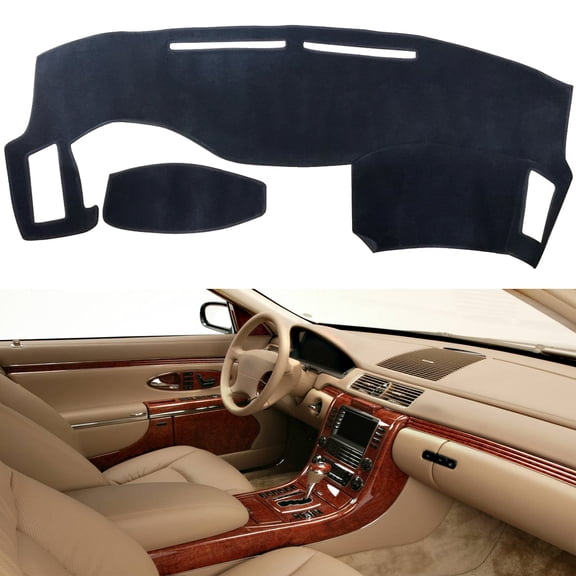 Hex Autoparts Dash Cover Mat Carpet for 2003 2004 2005 2006 2007 2008 Infiniti FX35 FX45 FX50 Black