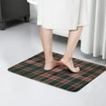 thumbnail image 4 of Green and Red Christmas Plaid Pattern Flannel Non Slip Door Rugs,Washable Door Mats Indoor,Decorative Door Mats,Dirt-Resistant and Absorbent Doormat for Entrance,Bedroom,Kitchen,Bathroom,31.5"x17", 4 of 4