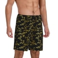 thumbnail image 2 of Naloa Bamboo Men's Short Pajama Pants, Pj Shorts, Lounge Comfort Shorts-4X-Large, 2 of 6
