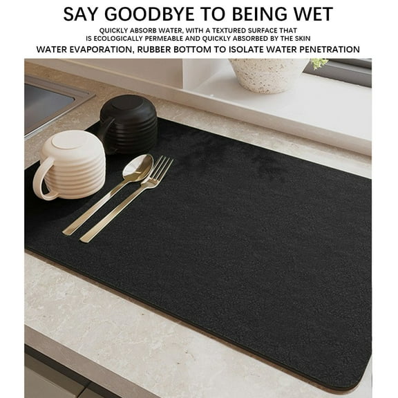 JLFNYA Coasters, 23.62 x 19.69 in Kitchen Countertop Mat, Cup Coasters, Absorbent Coasters, for Table Protection, Suitable for Kinds of Cups, Home Decor, Coffee Table Decor, Housewarming Gifts