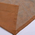 thumbnail image 3 of Ruthy's Textile Metallic Sheer Grommet Curtain Panel Pair 54" x 84" Each Curtains for Living Room, Bedroom Panels, Family Room Orange, 3 of 8