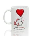 thumbnail image 2 of Funny Fisherman Valentine Mug, "You're O-fish-ally The Catch Of My Heart" Pun, Cute Fishing Gift for Boyfriend, Husband, Angler, 2 of 9