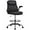 Black, variant on Misolant Drafting Chair, Tall Office Chair for Standing Desk, High Leather Executive Office Chair with Adjustable Height and Flip-up Armrest for Counter Height Desk