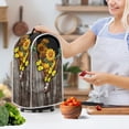 thumbnail image 3 of HELLHERO Sunflower Butterfly Design Kitchen Blender Dust Covers 1pc Polyester 15.94"H x 9.45"L x 7.28"W for Kitchen Reusable, 3 of 6