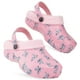thumbnail image 1 of Zuecos Disney Stitch con forro polar para niñas, color rosa, talla 22/23, 1 of 6