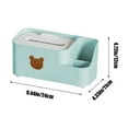 thumbnail image 3 of Meitianfacai Paper Box Living Room Tissue Box Plastic Desktop Storage Box Coffee Table Remote Control Multifunctional Storage, 3 of 6