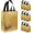 Gold, variant on BEIPEGIN 12 Pack Iridescent Gift Bags with Handles, Reusable Goodie Bags Medium Size, Non-Woven Iridescent Party Favor Bags, Birthday Holographic Gift tote bag, Disco Bachelorette Party Bags