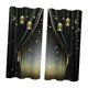 thumbnail image 5 of Cortinas de Ramadán, decoración de Ramadán, 2 paneles, elegantes cortinas decorativas con estrellas para sala de estar interior. Estilo B, 5 of 8