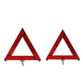 thumbnail image 1 of LOVIVER 2x Car Triangle Reflective Hazard Tripod Folded Stop Sign Reflector, 1 of 8