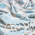 thumbnail image 5 of Anemoss Blue Fishes Turkish Beach Towel –  100x180 cm/39x70 inches, 5 of 7