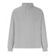 thumbnail image 1 of Camisa informal de manga larga con cuello levantado en V de color sólido para hombre Pompotops oipoqjl53447, 1 of 6