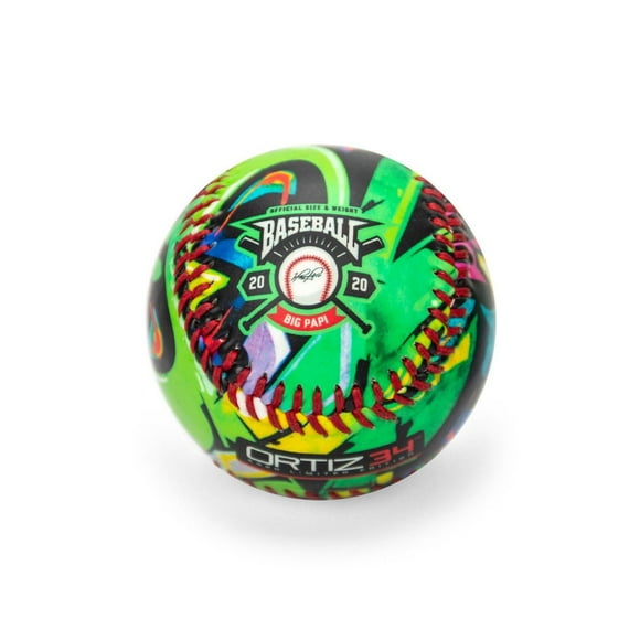 ORTIZ34 GRAFFITI PRINTED SAFETY BASEBALL