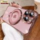 thumbnail image 2 of Transparent Plating Luxury Standing Holder Magnetic Case For iPhone 15 Plus 14 13 12 11 Pro Max For Magsafe Ring Bracket Cover, 2 of 5