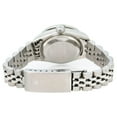 thumbnail image 5 of Pre-Owned Rolex Datejust 26MM 69174 Black Mother of Pearl Diamond Dial Diamond Bezel Stainless Steel Jubilee Bracelet, 5 of 8