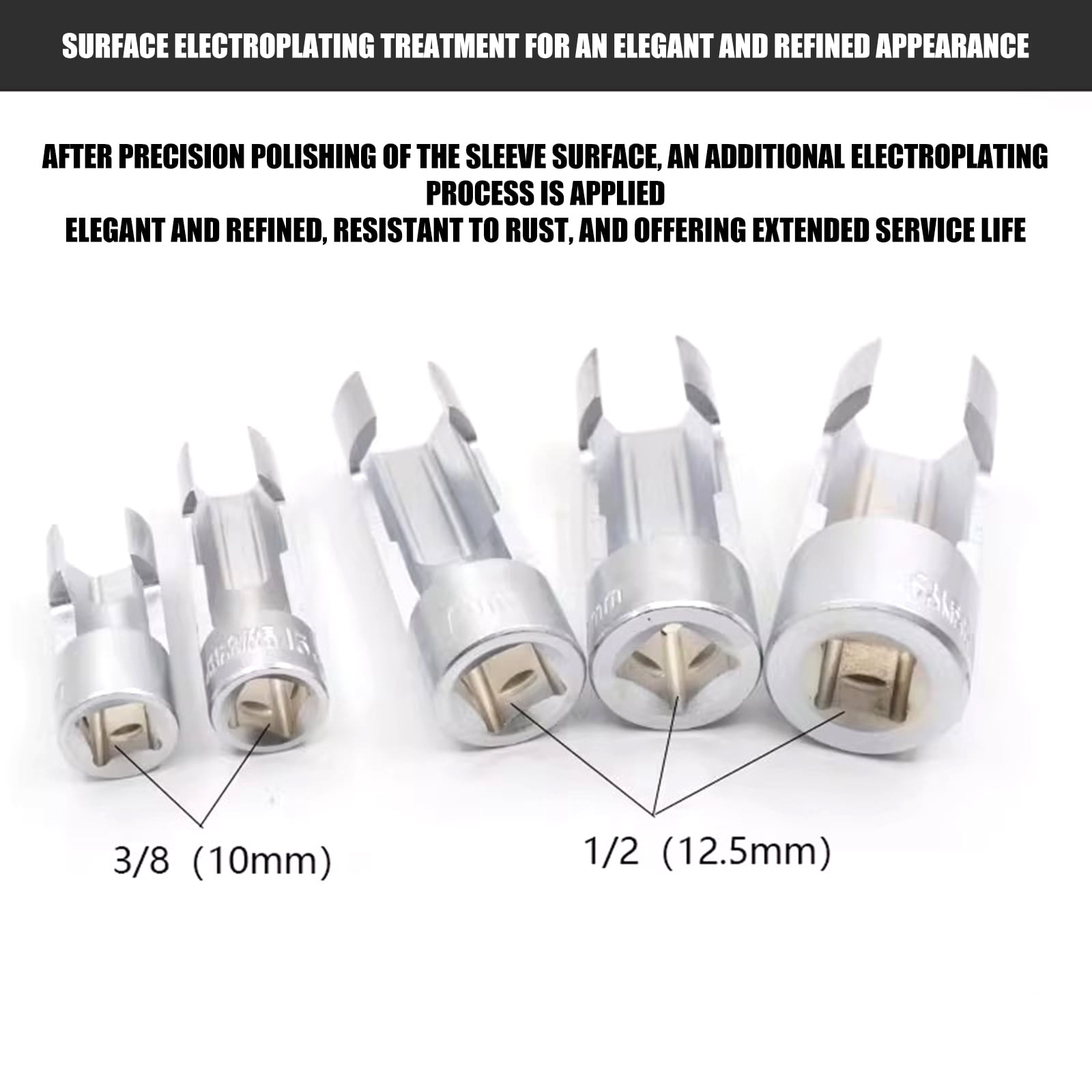 9Pcs Oxygen Sensors Socket Set Removal Tool Set 10-22mm for Automotive Oxygen Sensors and Oil Systems Maintenance Efficient Disassembly