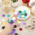 thumbnail image 3 of Uxcell 200Pcs Round Confetti Glitter Confetti Table Confetti Decor for Party Decorations, 1.2 x 1.2 Inch, Pink, Gold, White, 3 of 6