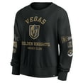 thumbnail image 2 of Women's Fanatics Black Vegas Golden Knights Go Team Pullover Sweatshirt, 2 of 3