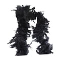 thumbnail image 4 of Bufanda de Plumas Vestido de Boa de Plumas Decoración de Boda Decoración 2M Plumas Accesorio de Disfraces Fiesta Bufanda de Carnaval para Baile de Fot Negro Yinane disfraz de boa, 4 of 8