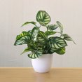 thumbnail image 4 of Artificial Potted Plant Leaf Simulation Leaves Home Office Desktop Greenery Decoration, Plant Type 7, 4 of 4