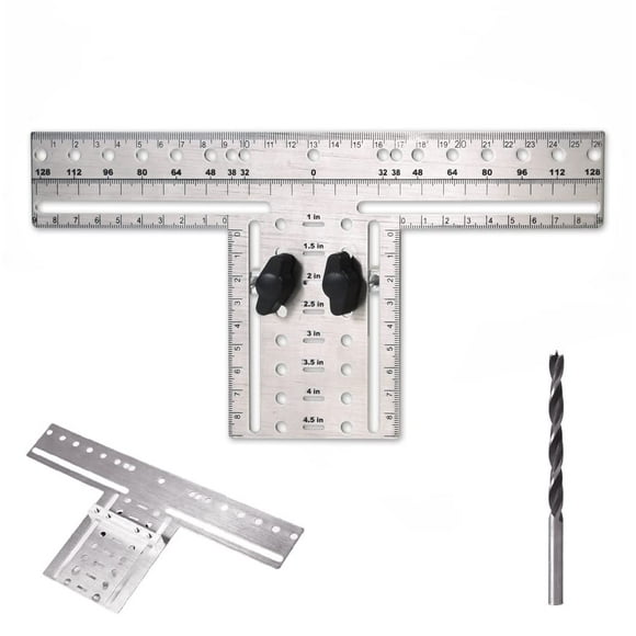 Plantilla de montaje para taladro Mousike Cabinet, acero inoxidable