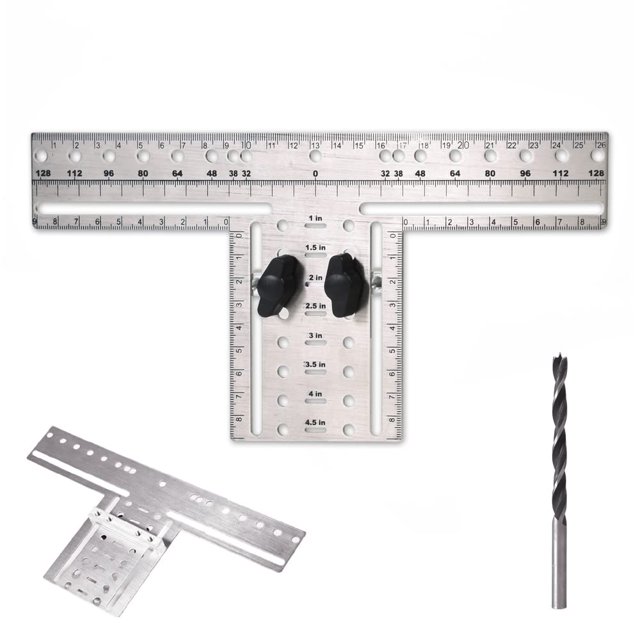 Plantilla de montaje para taladro Mousike Cabinet, acero inoxidable