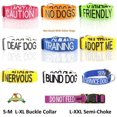 thumbnail image 4 of wqlpp-NO Chiens Couleur Orange Codé Nylon 6 Pieds Long Poignée Rembourrée de Luxe Laisse pour Chien (Pas Bon avec d'Autres Chiens) Prévient les Accidents en Prévenant les Autres de Votre Chien à l'Avant, 4 of 4