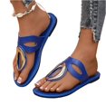 thumbnail image 3 of Willtoo Flat Sandals for Women Dressy Summer Slip On Sandals Beach Sandals Non Slip Comfortable Flip Flops with Arch Support, 3 of 5